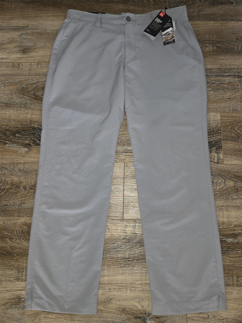 Under Armour Pants Men's 36x30 Grey Nylon Poly Performance Straight Leg Golf